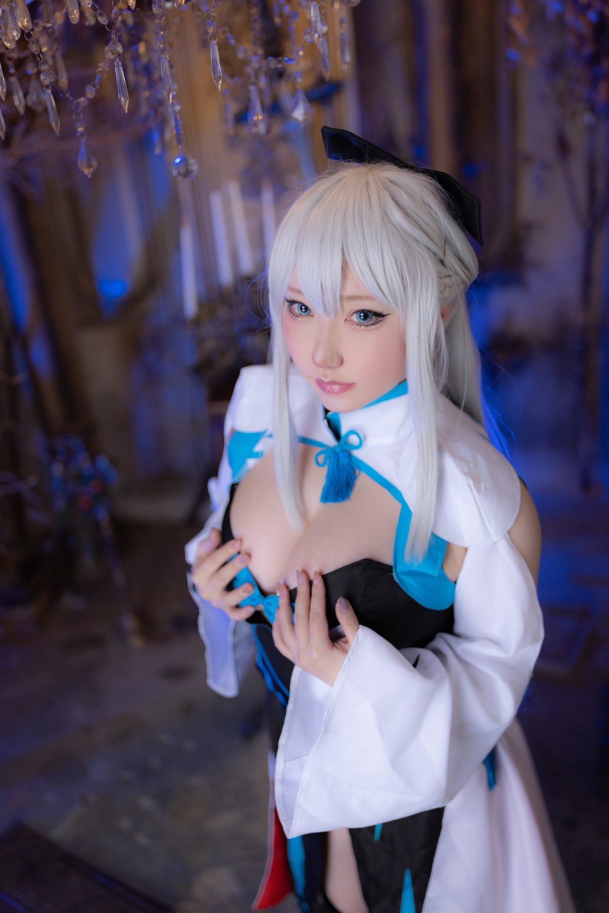 Cosplay-SAKUサク-Morgan-le-Fay-Set03-03-08