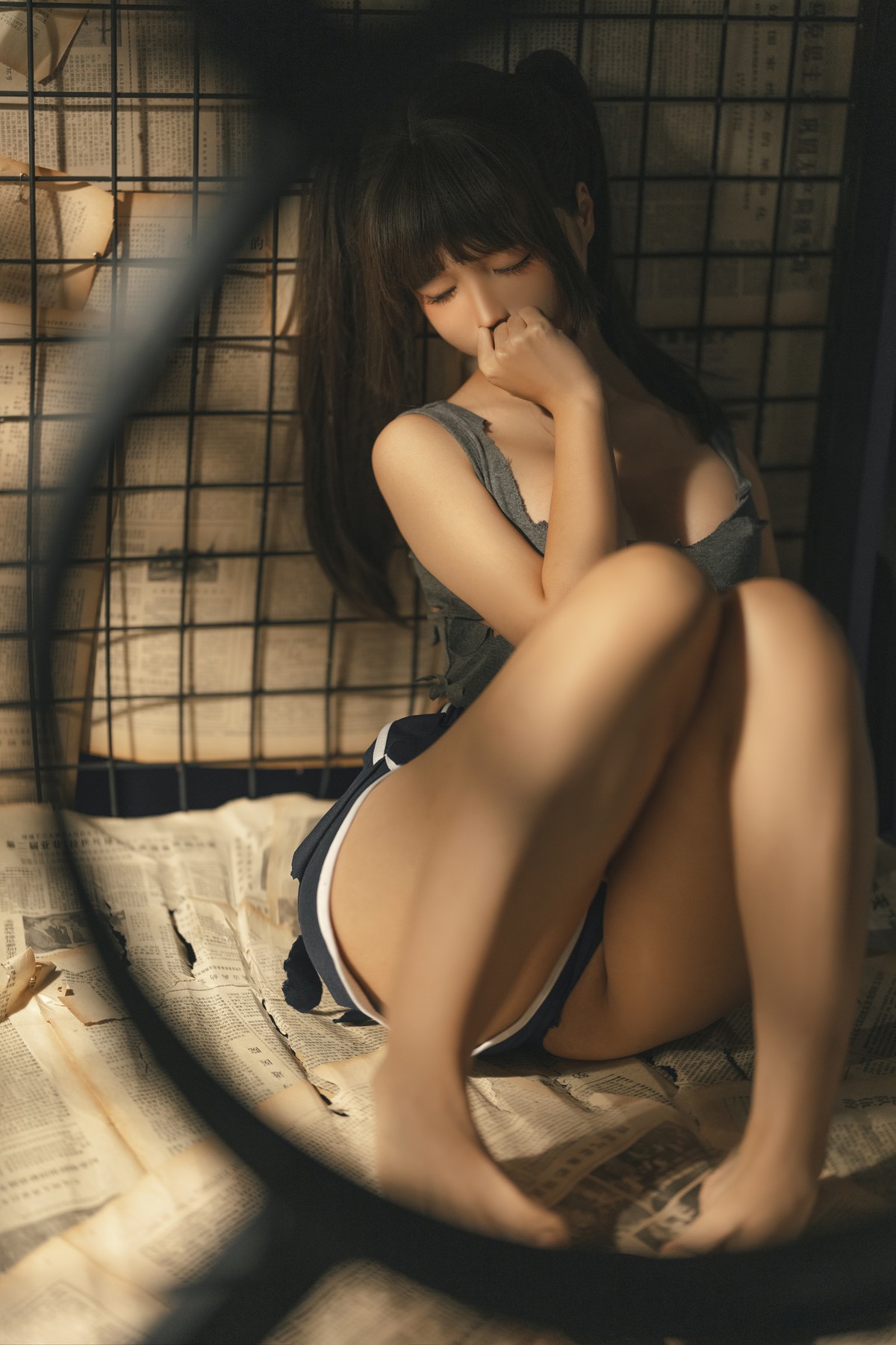 蠢沫沫-Cosplay-审讯-Trial-12-01