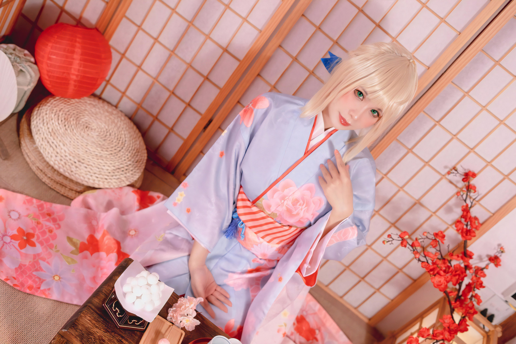 Cosplay-Pyonピオン-Saber-セイバー-Kimono-12-17