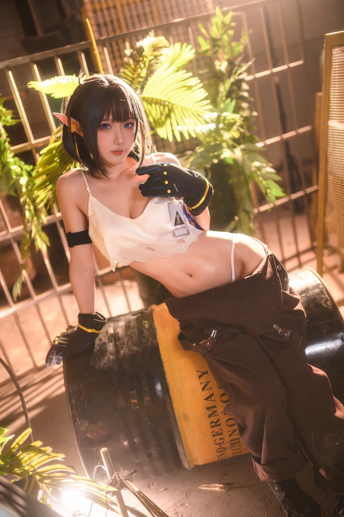 阿包也是兔娘-Cosplay-森蚺-Forest-Flea-02-16