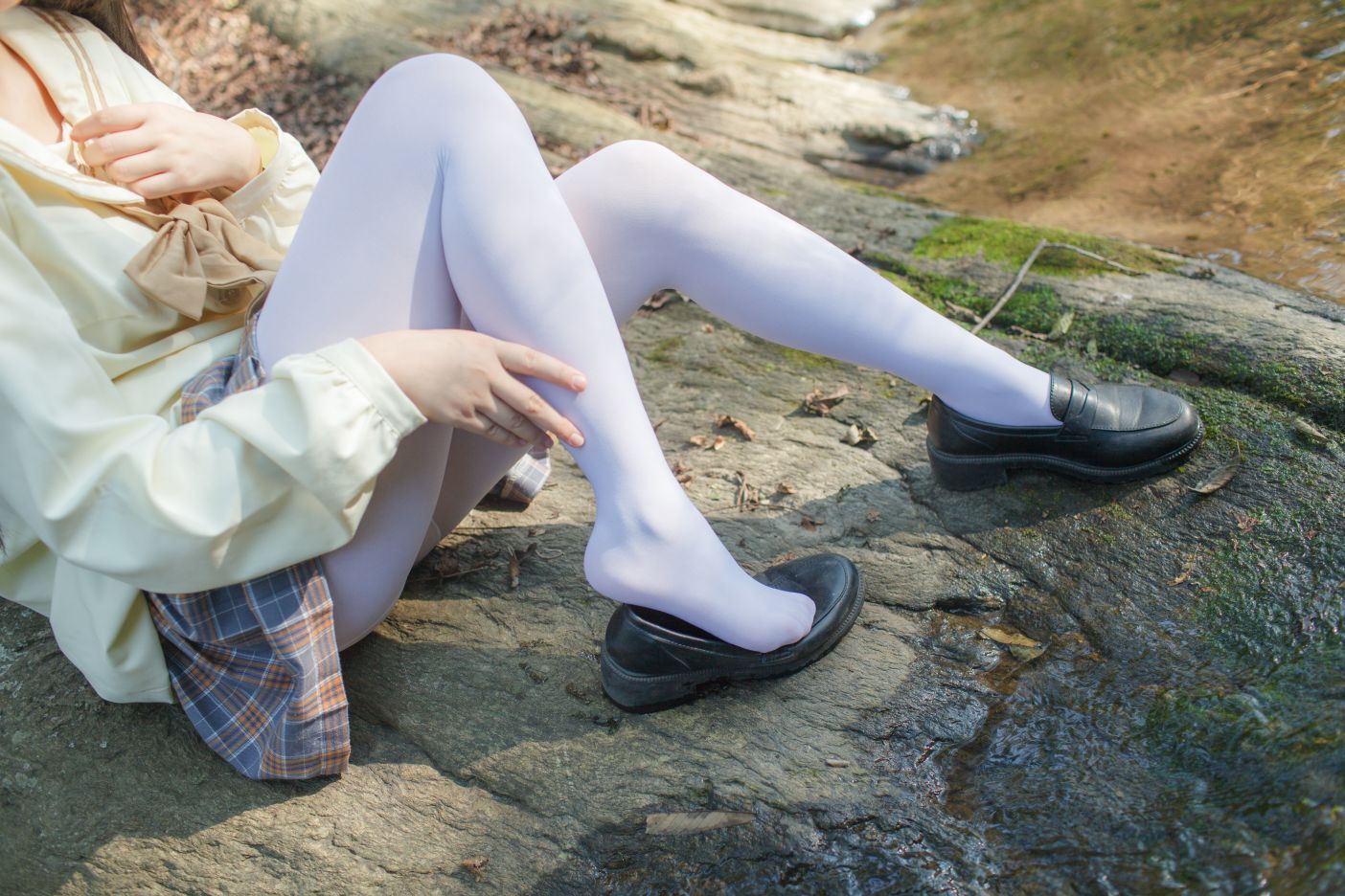 少女秩序写真-EXvol002-白丝格子裙80P-8426M-01-07