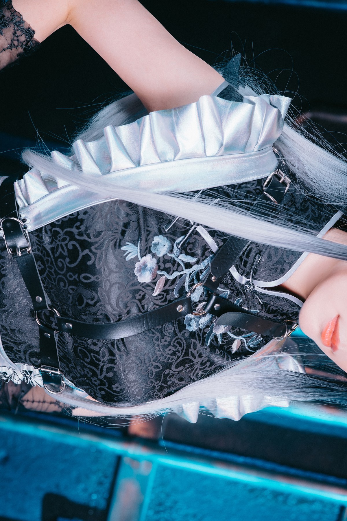 Cosplay-ElyEE子-賽博女僕-Melanite黑榴石-09-04