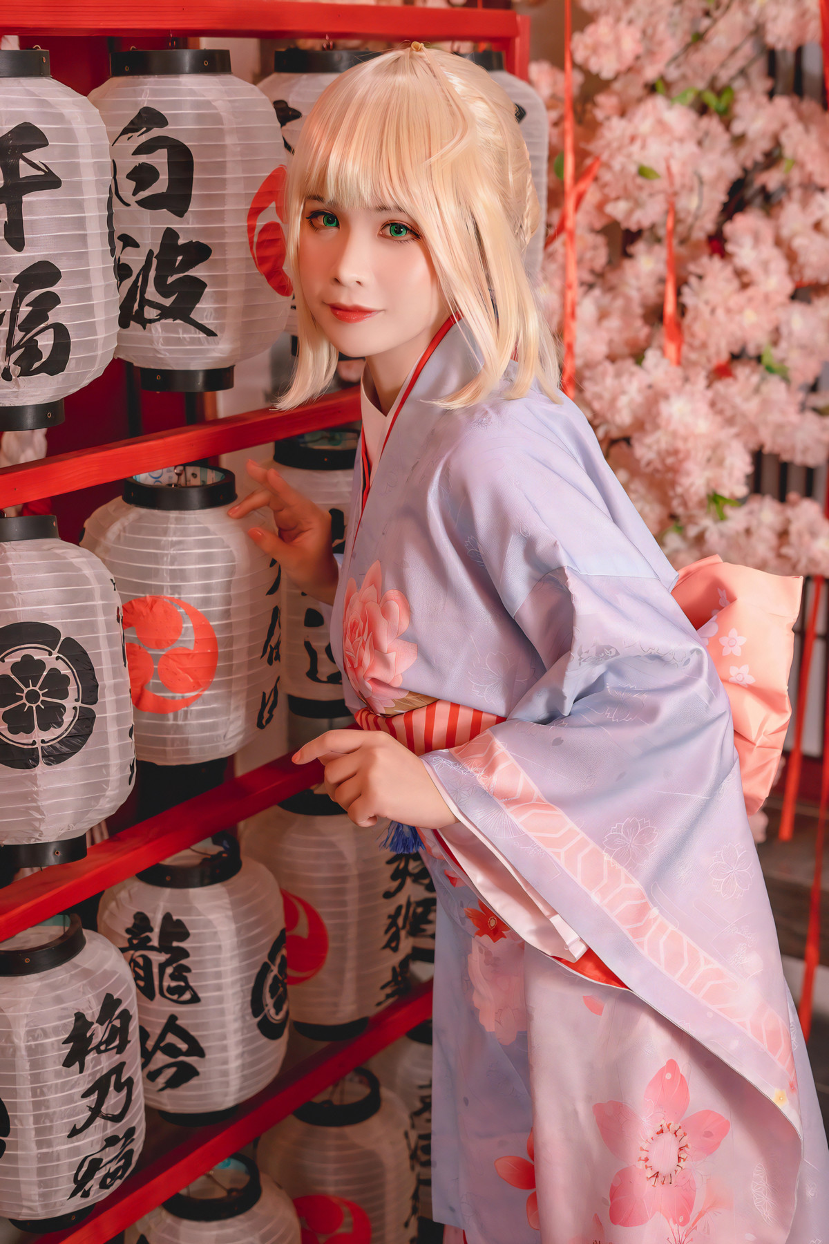 Cosplay-Pyonピオン-Saber-セイバー-Kimono-12-17