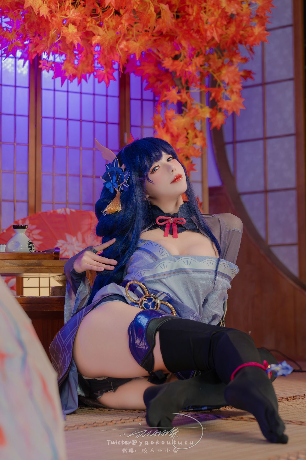 咬人小小兔咬一口兔娘---3月作品-原神雷电将军-76P1V-143G-04-07