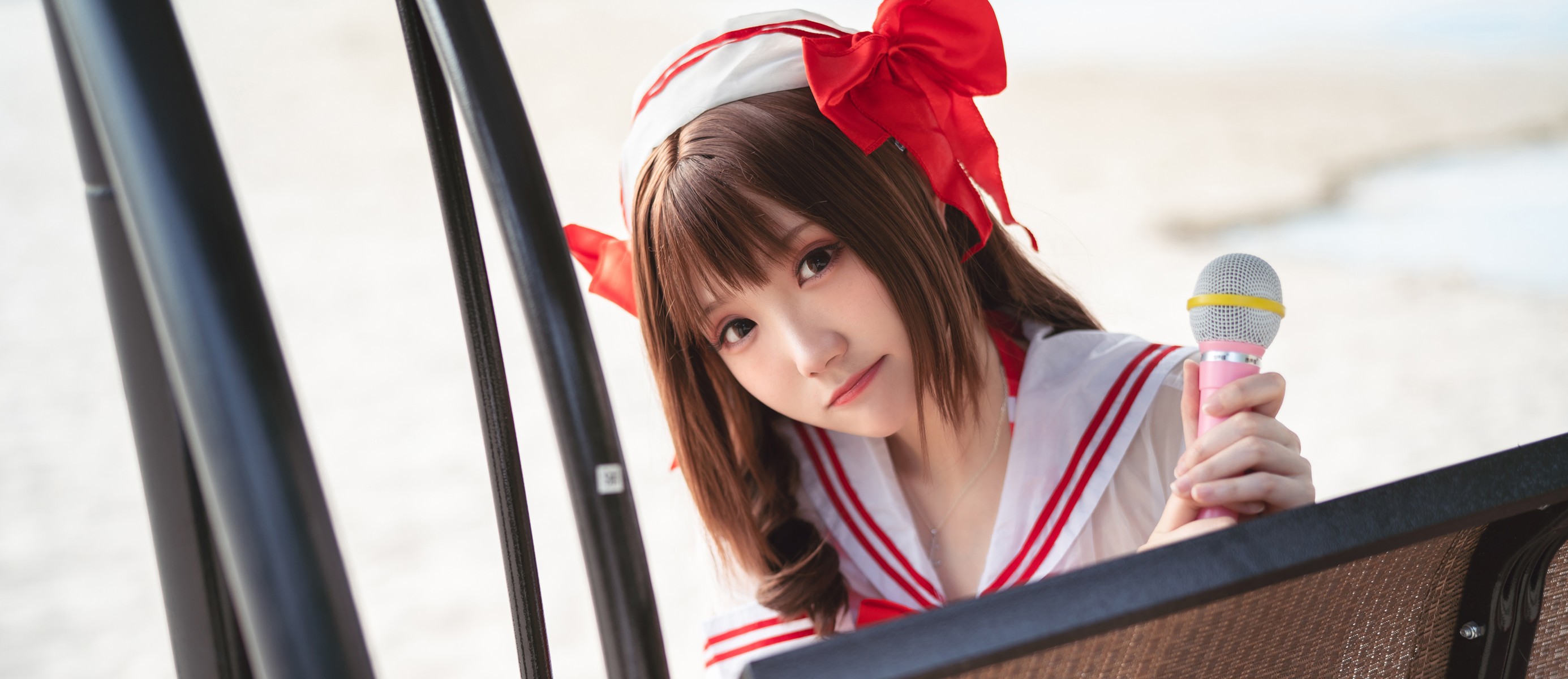 Cosplay-瓜希酱-岛村卯月-泳衣-02-21