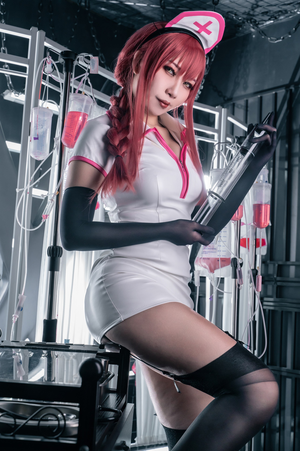 Cosplay-小琪Aki-Dark-Nurse-11-16