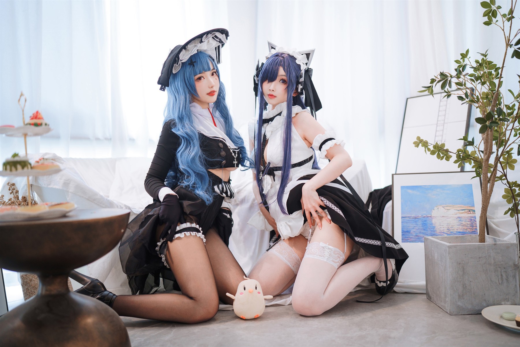 Cosplay-rioko凉凉子-肉扣热热子-奥古斯特-女仆装-12-30