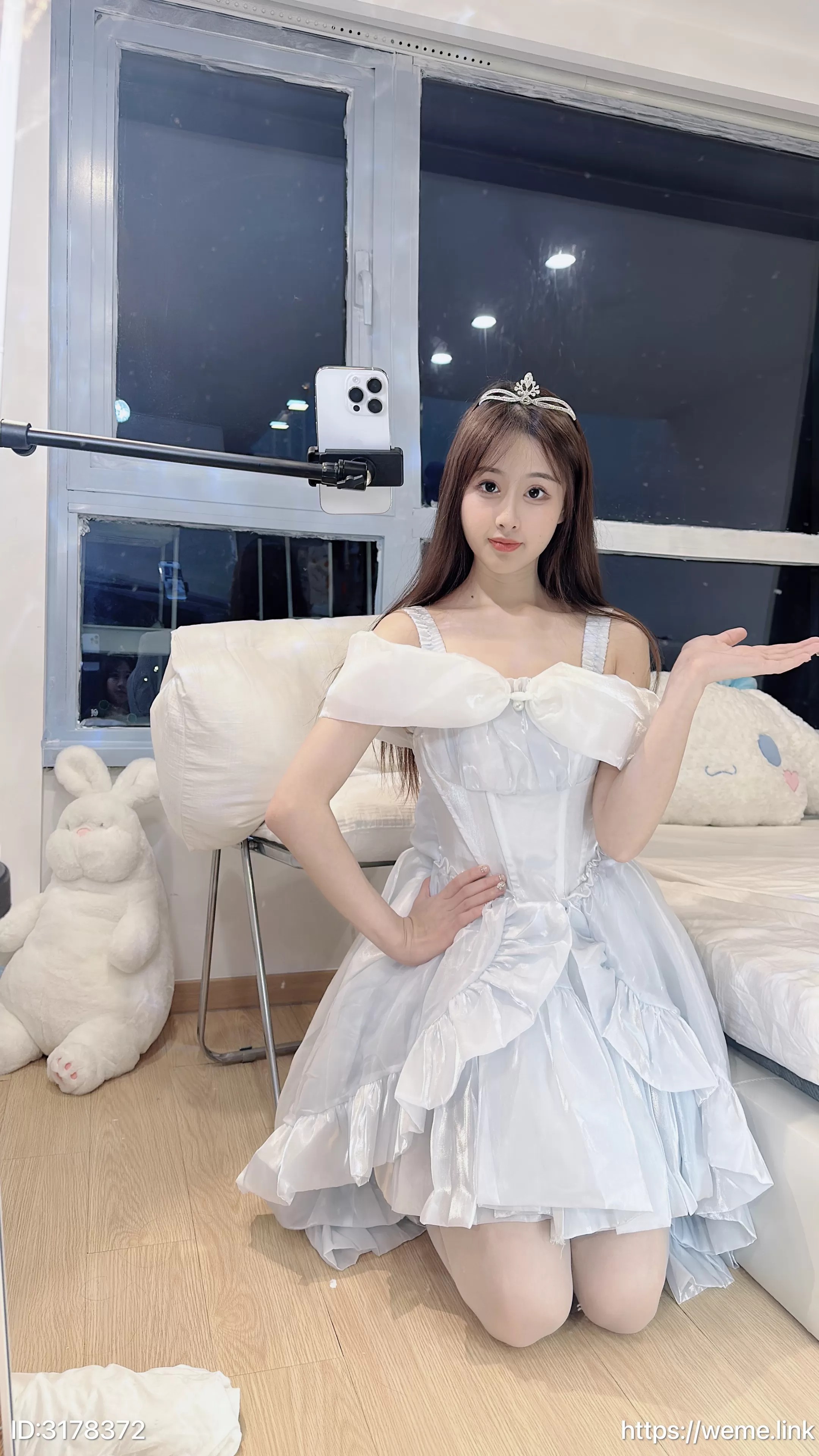 小萌子--NO016-渐变蓝丝袜53P49MB-08-17