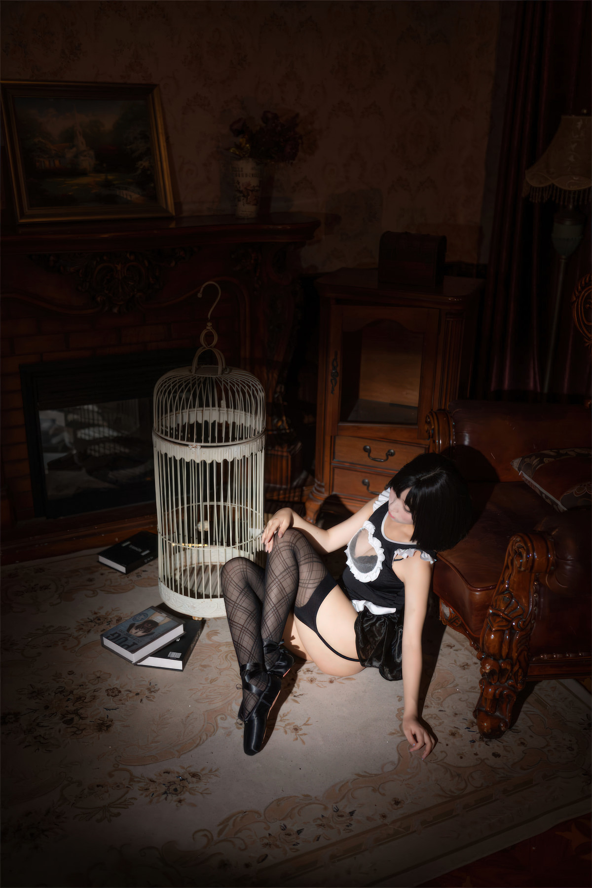 Cosplay-花铃-马戏团芭蕾-吊带袜高叉-12-02