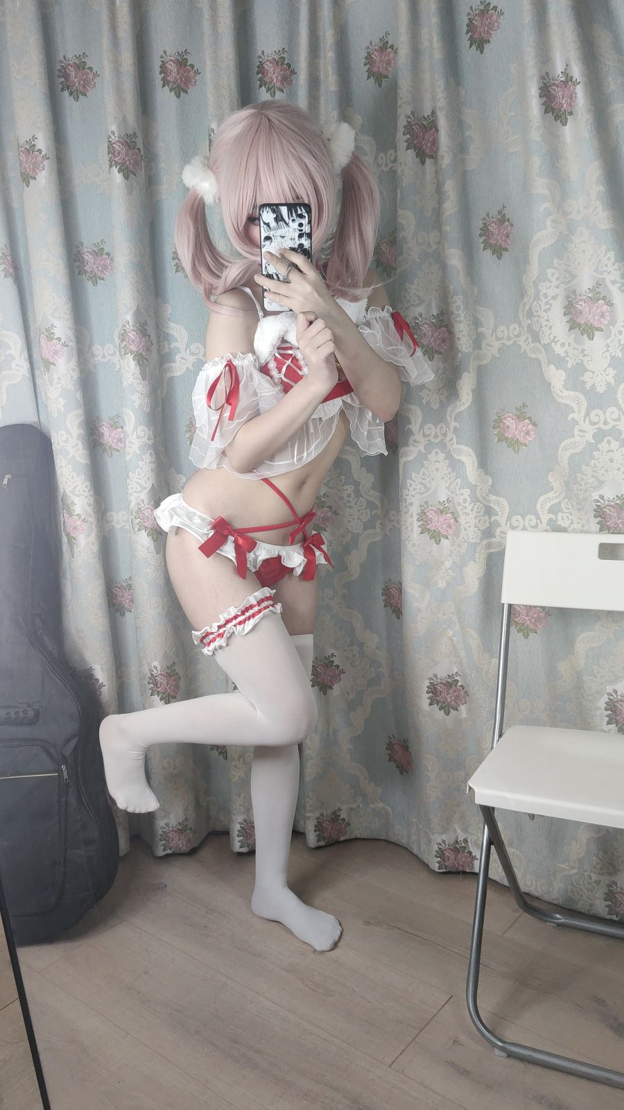 神沢永莉---平安夜红色分体式-04-03-2