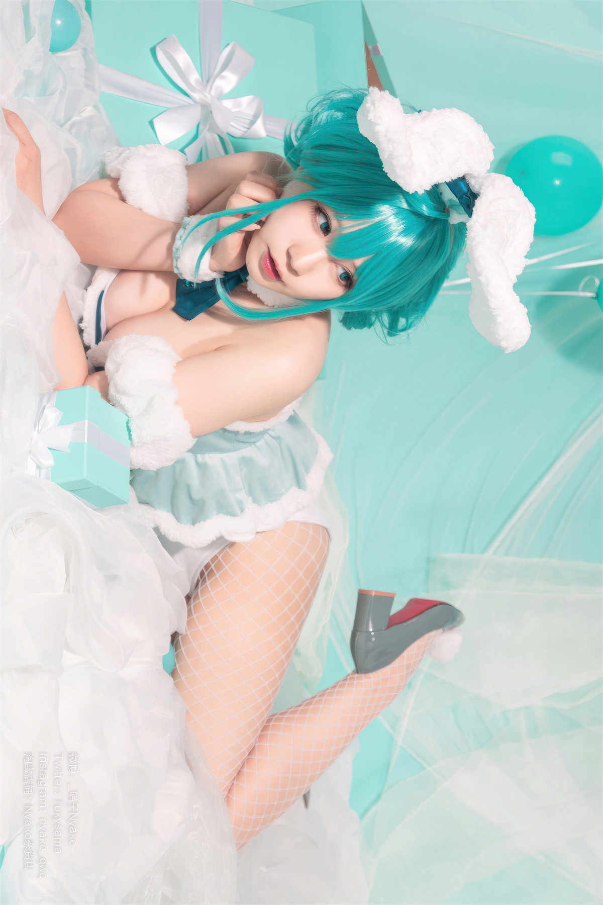 Cosplay-Nyako喵子-初音白兔-04-20