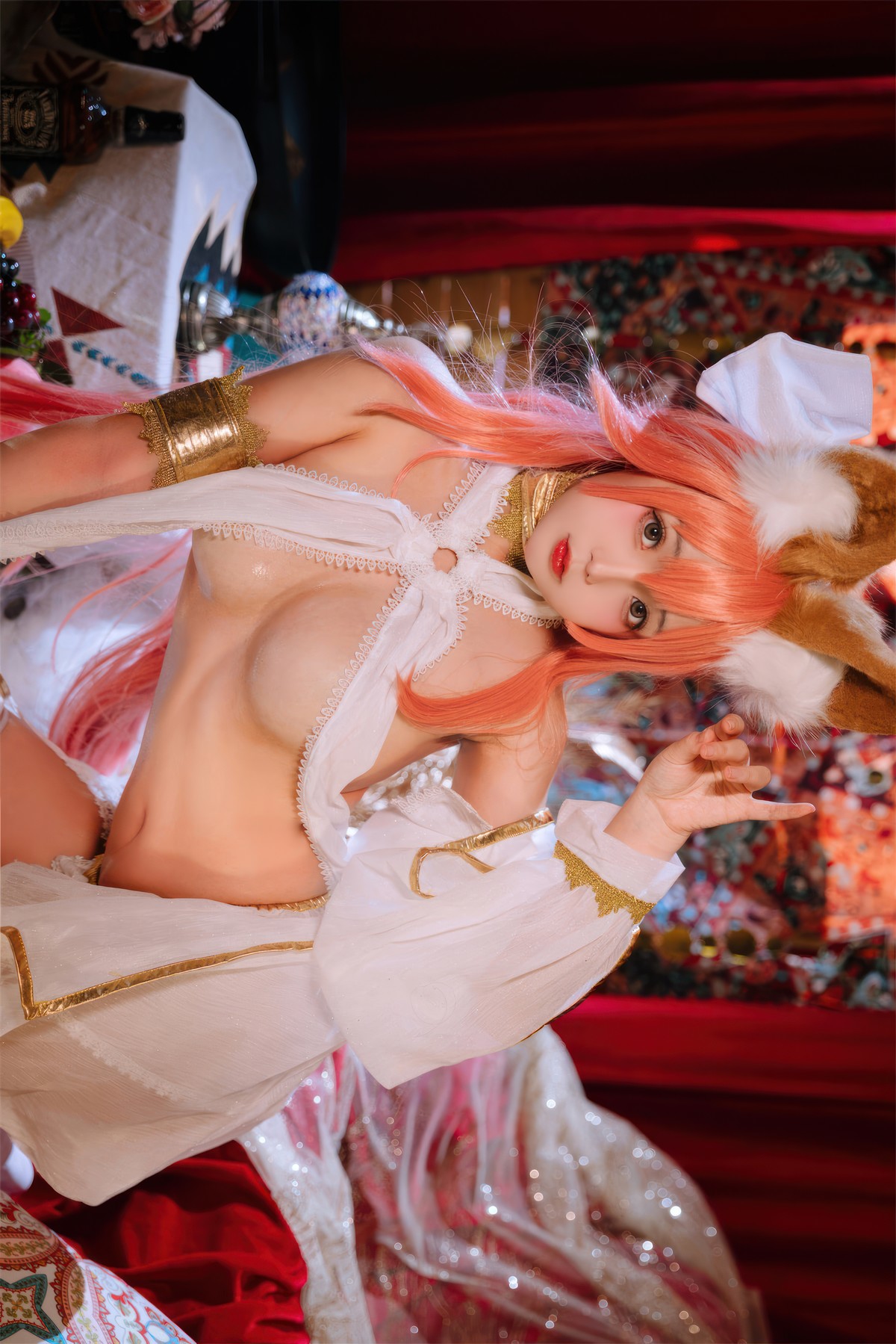 Cosplay-Rinaijiao日奈娇-玉藻前舞娘-涂油-Set01-04-18