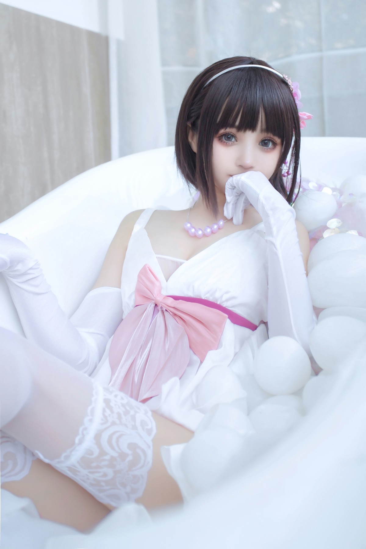 桜井宁宁-Cosplay-加藤惠-Megumi-Kato-09-22