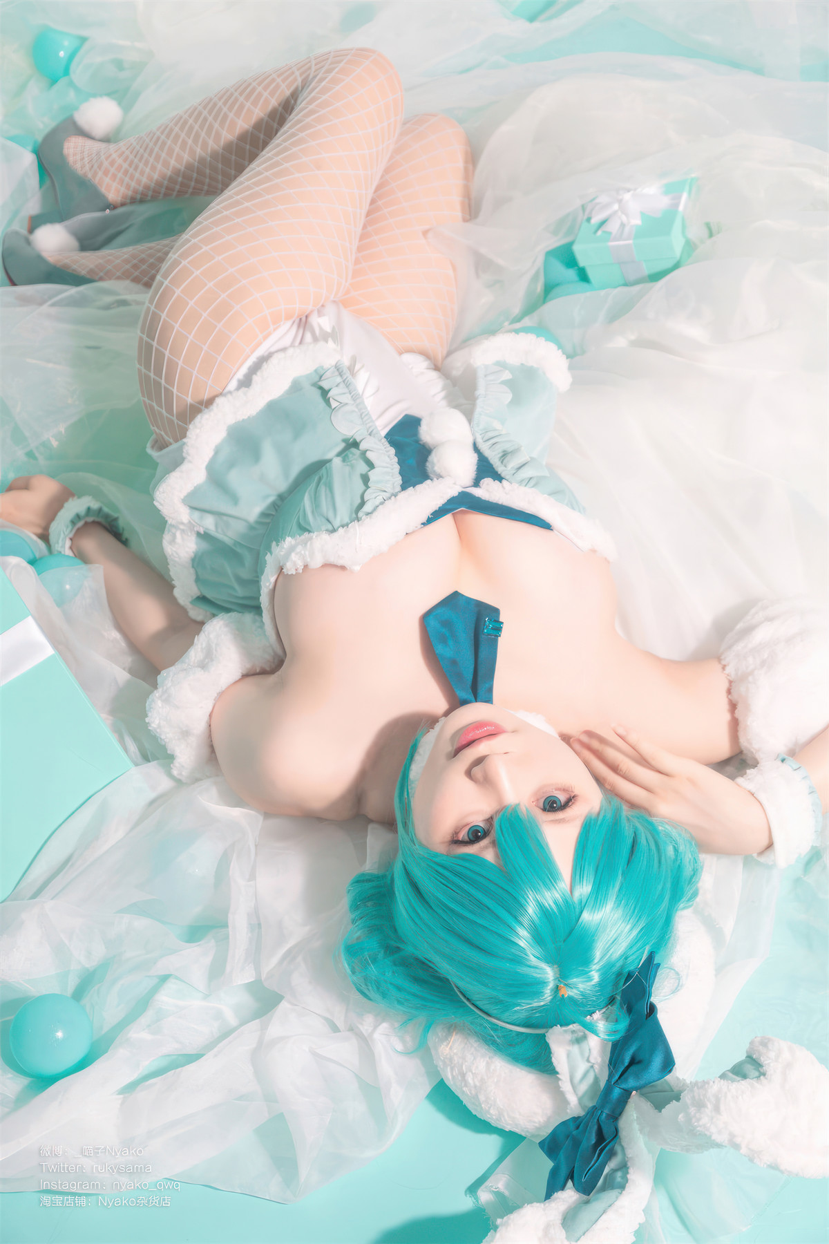 Cosplay-Nyako喵子-初音白兔-04-20