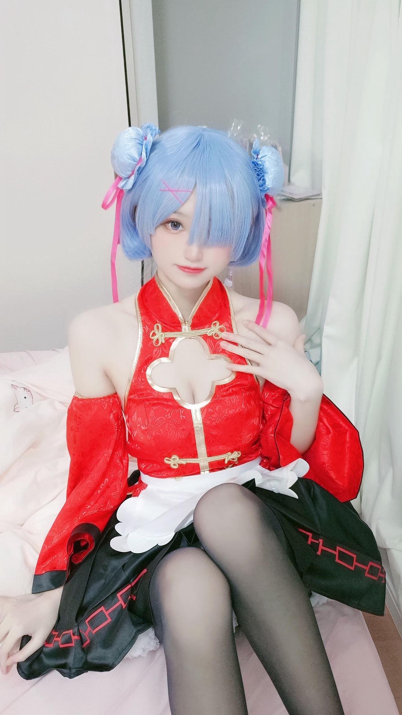 028-千阳快起床---蕾姆旗袍仆cos-13P-2462-MB-08-27