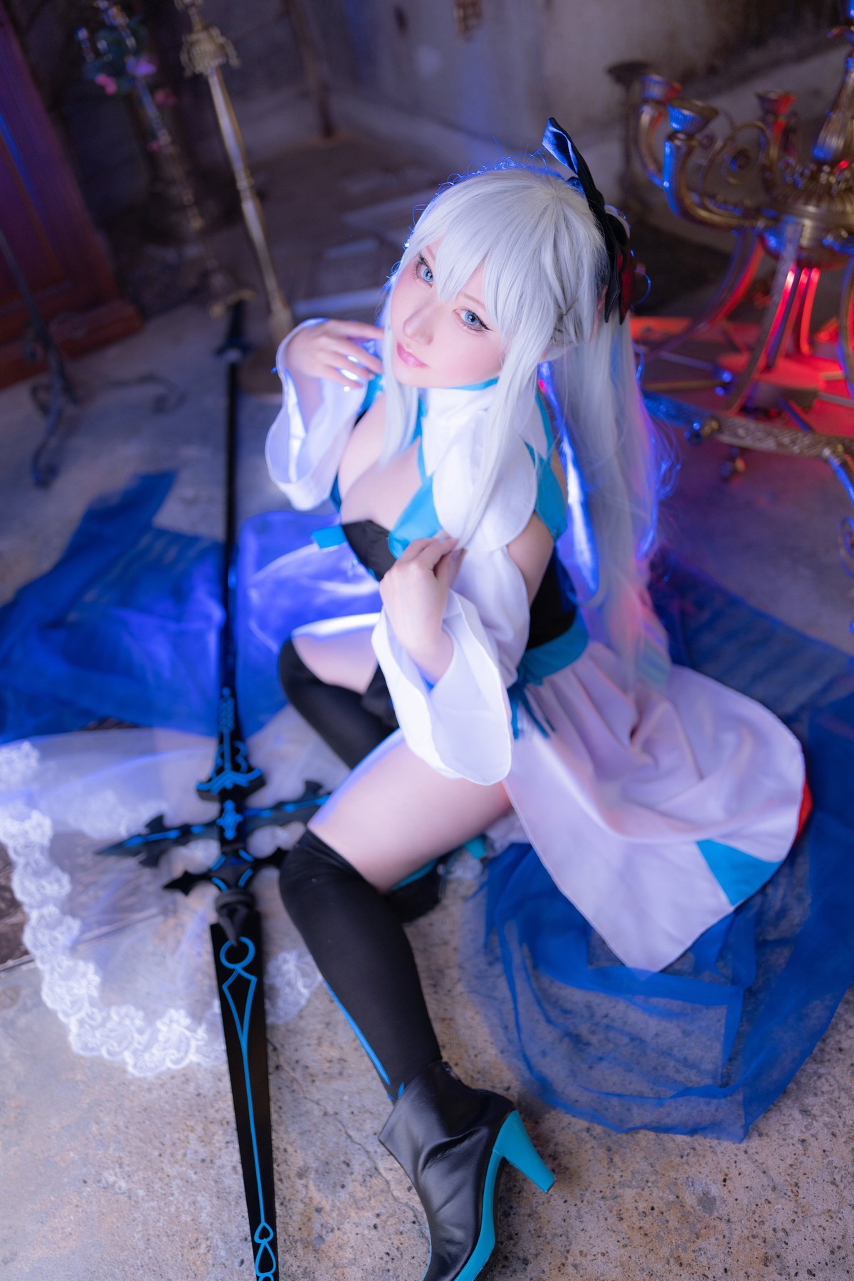 Cosplay-SAKUサク-Morgan-le-Fay-Set01-08-27