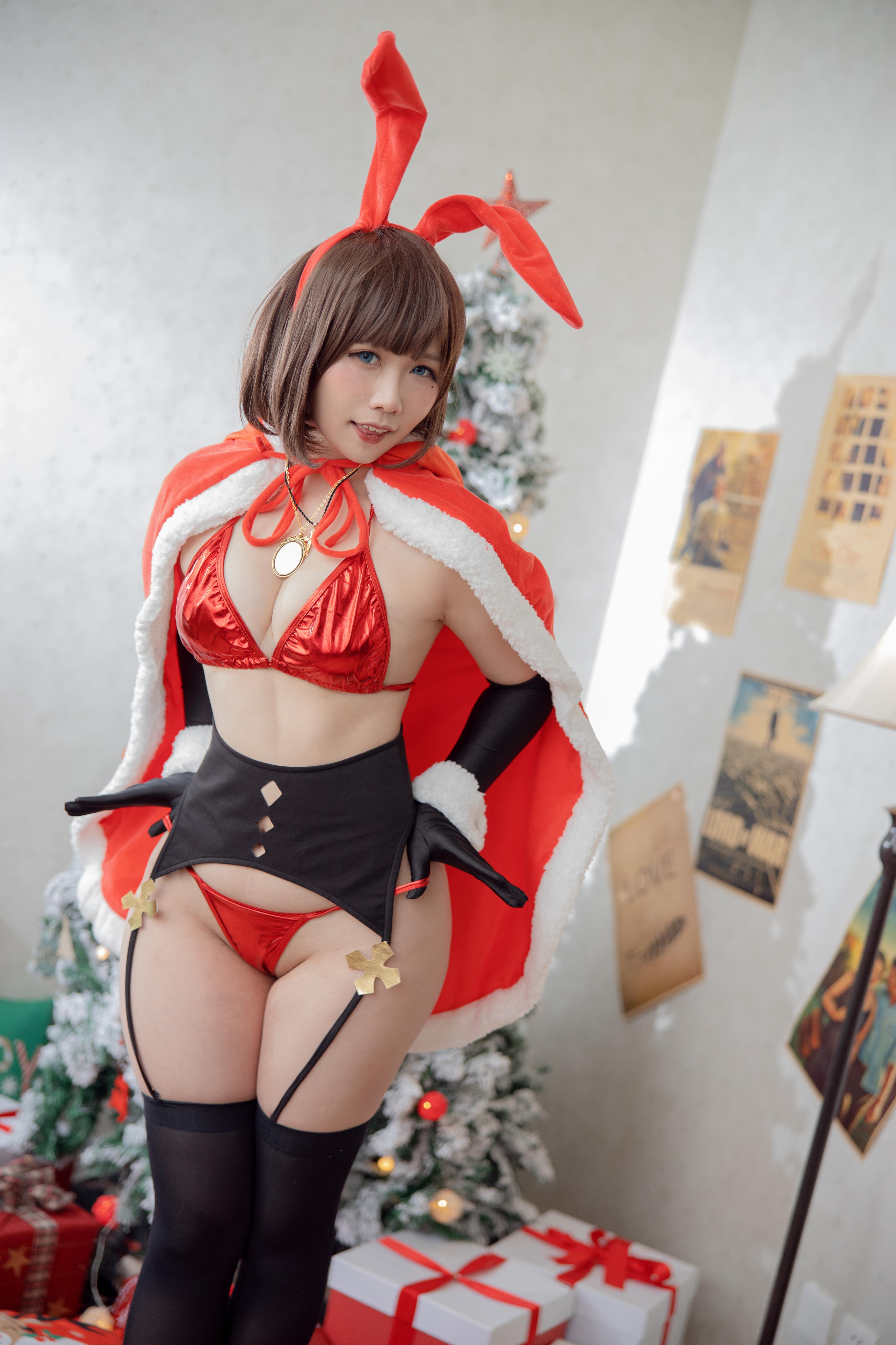 018-麻花酱---圣诞兔子大图22P-349MB-08-31