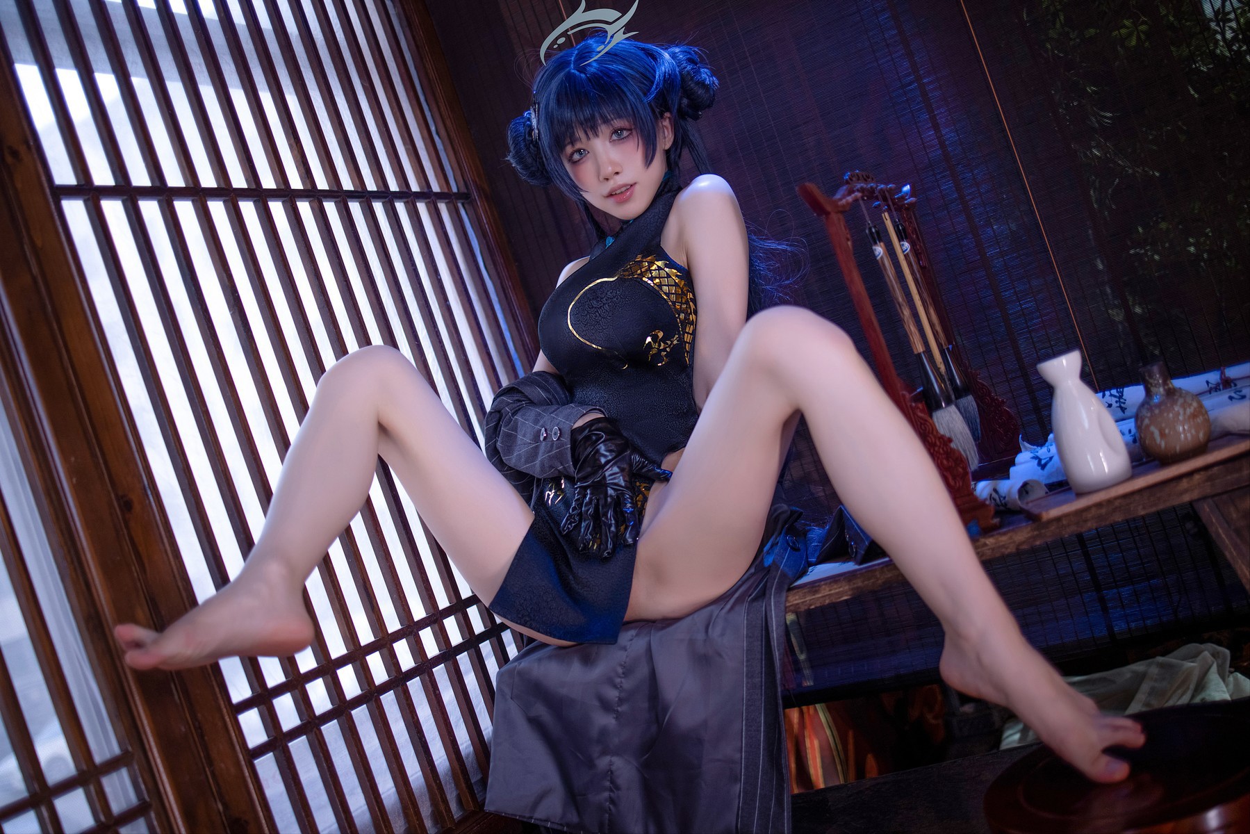 Cosplay-水淼Aqua-碧蓝档案-妃咲-Set01-11-15