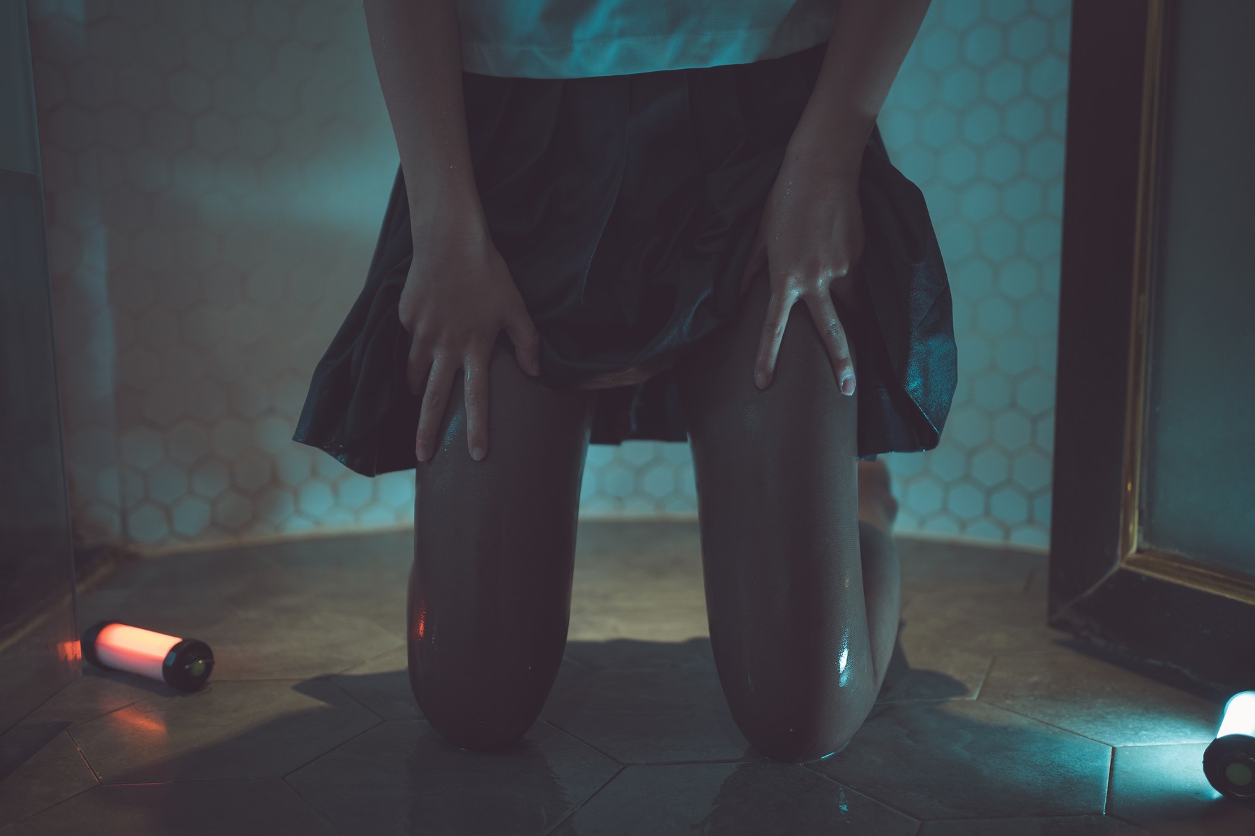 Cosplay-面饼仙儿-面饼兔耳jk-08-10