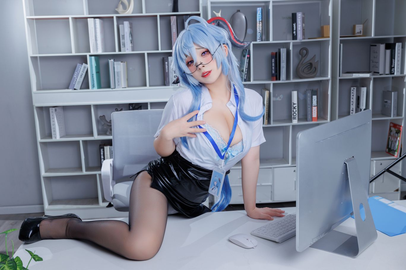 胡桃猫Kurumineko---甘雨OL-06-13