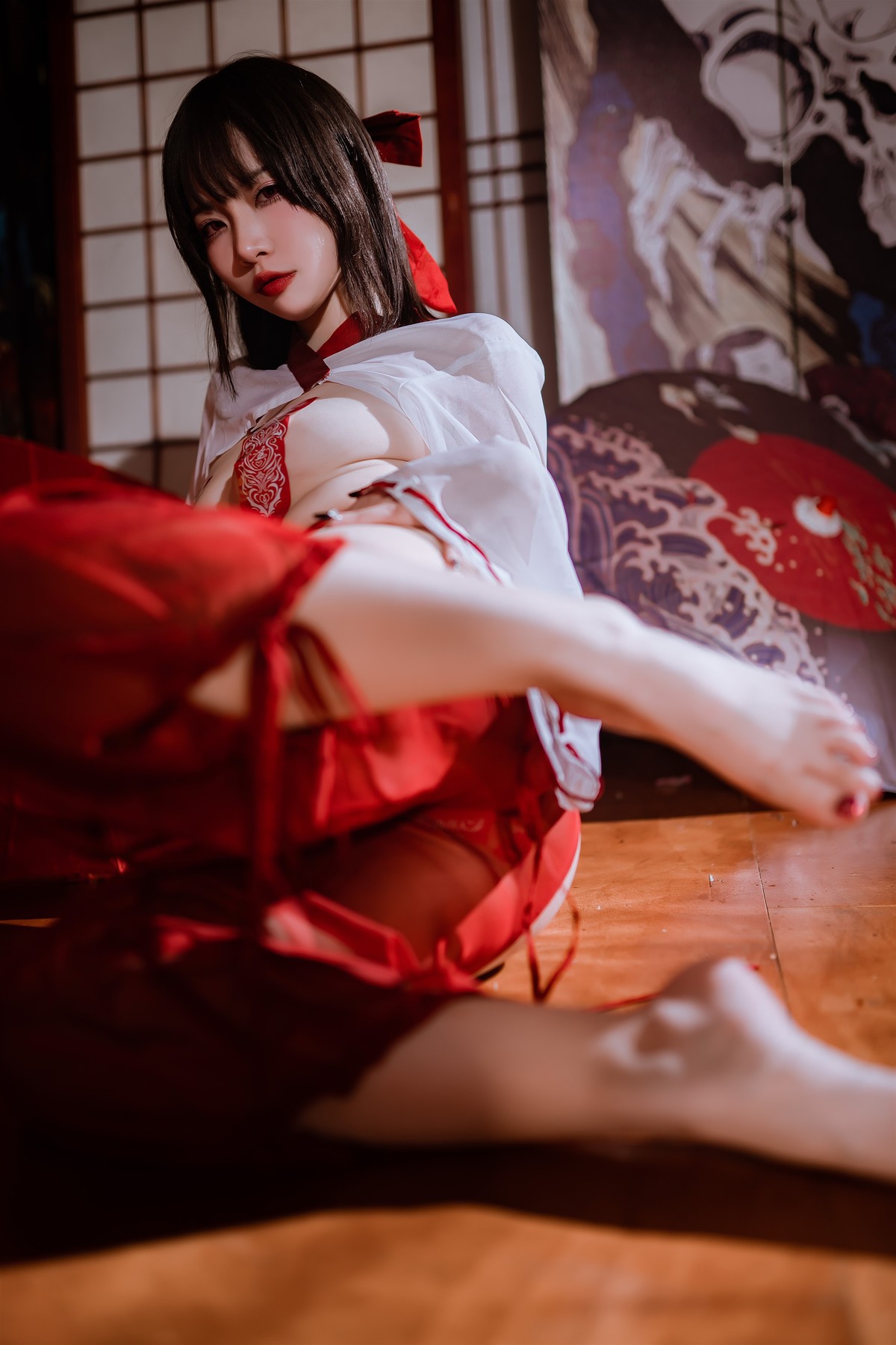 Cosplay-二佐Nisa-私房巫女-03-05