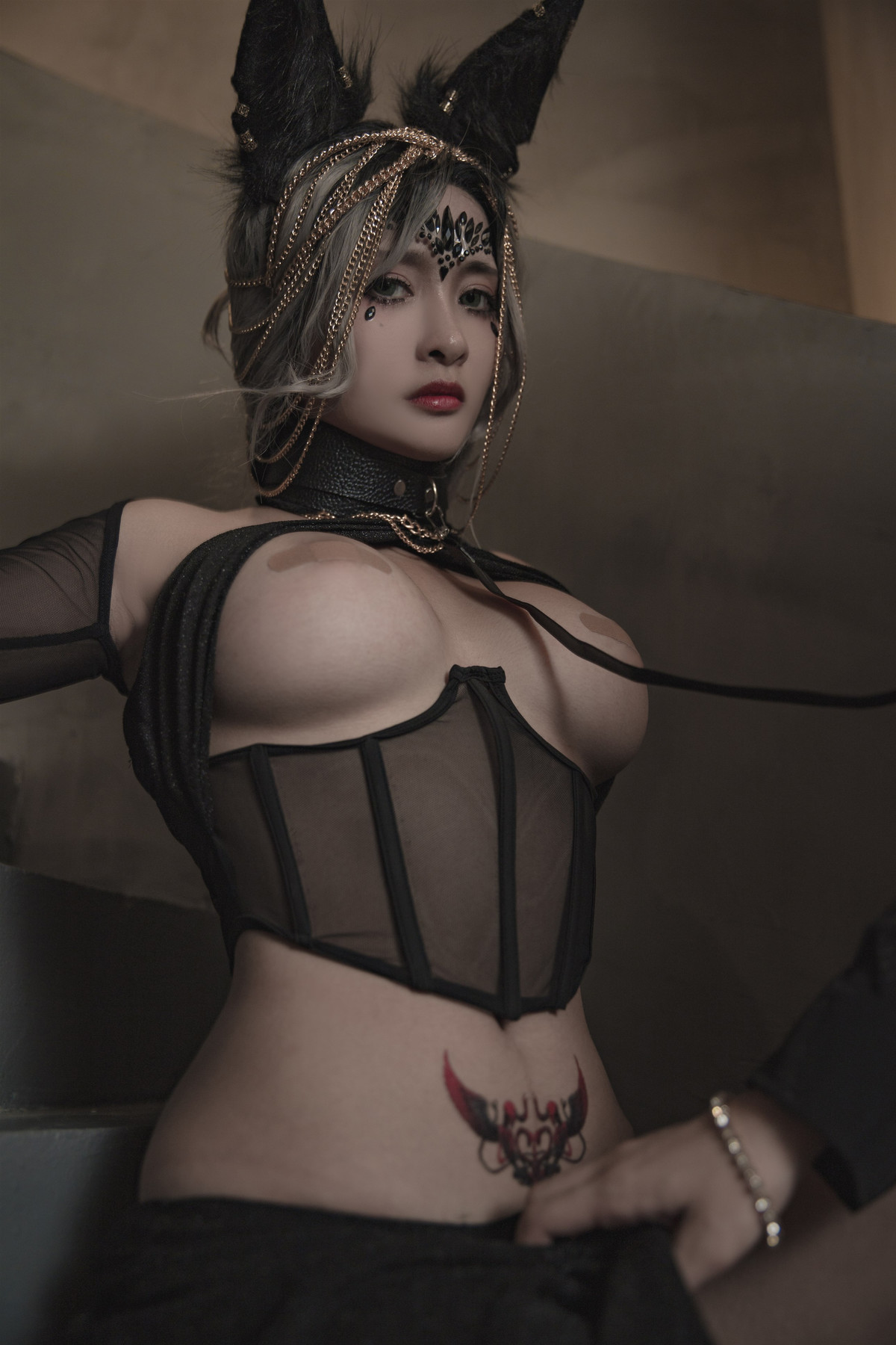 Cosplay-洛璃LoLiSAMA-狼少女-狼女的调教-Set01-11-12