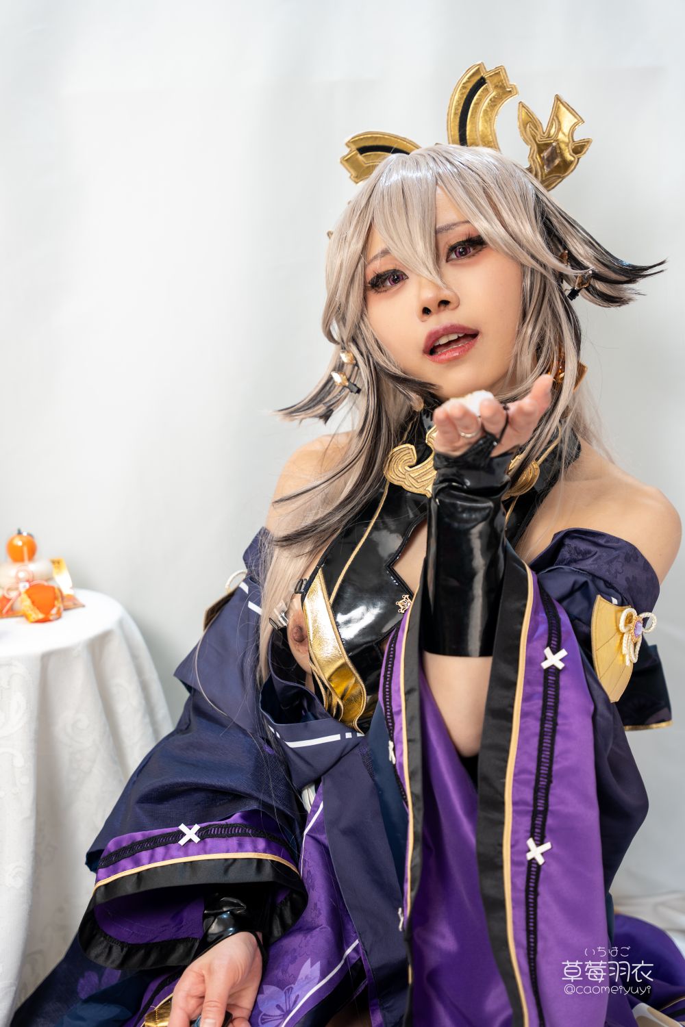 草莓羽衣T3黒ギャル八重神子墨桜色の夜笙雅芸-03-01-2