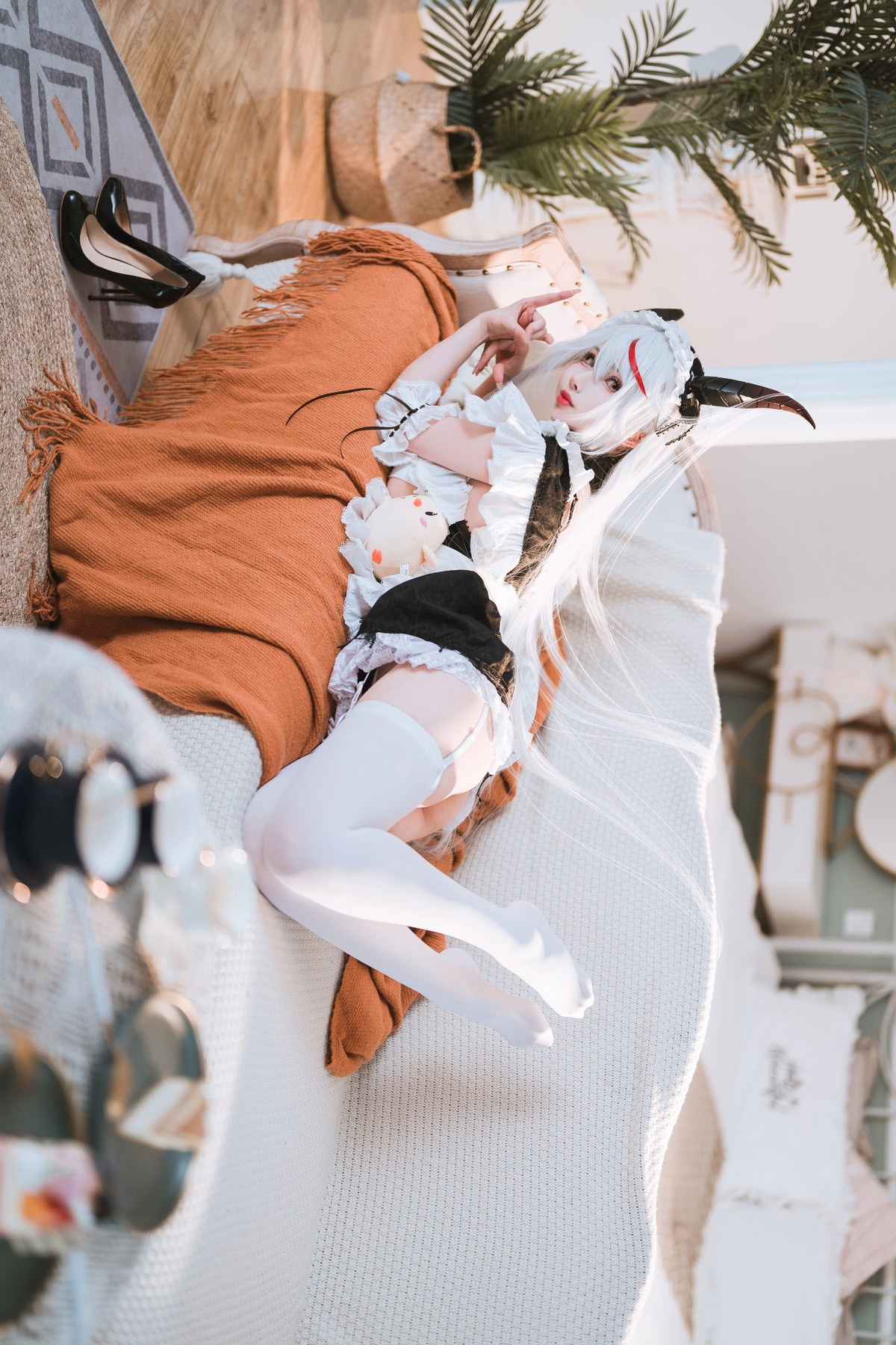 Cosplay-rioko凉凉子-妄想航线-港区的龙女仆-09-21