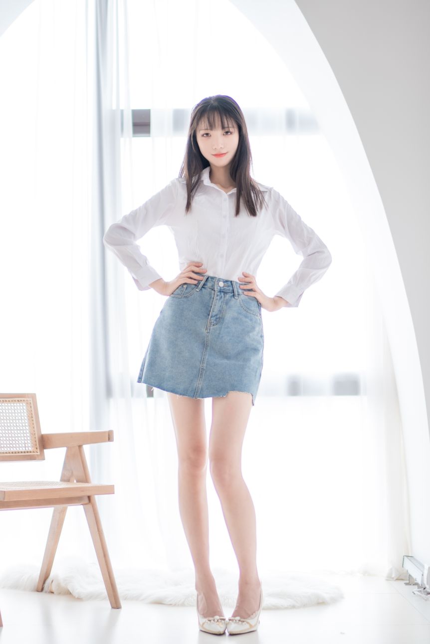 西瓜murmure西瓜少女-2021-04-29-牛仔裙-125P1V-12-19