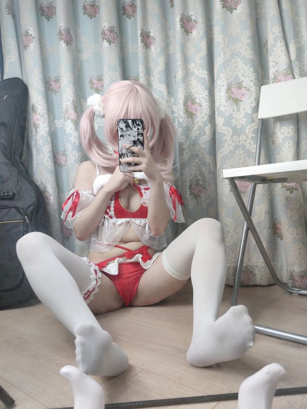 神沢永莉---平安夜红色分体式-04-03-2