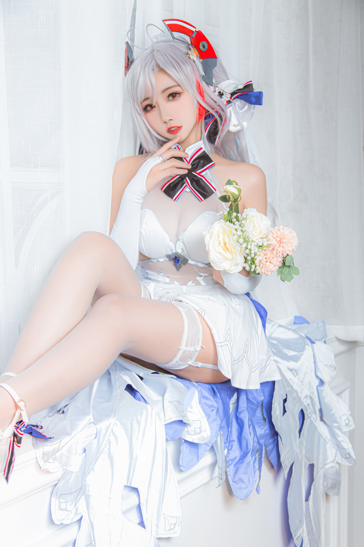 Momoko葵葵-Prinz-Eugen-欧根亲王-花嫁-Bride-Ver-09-23