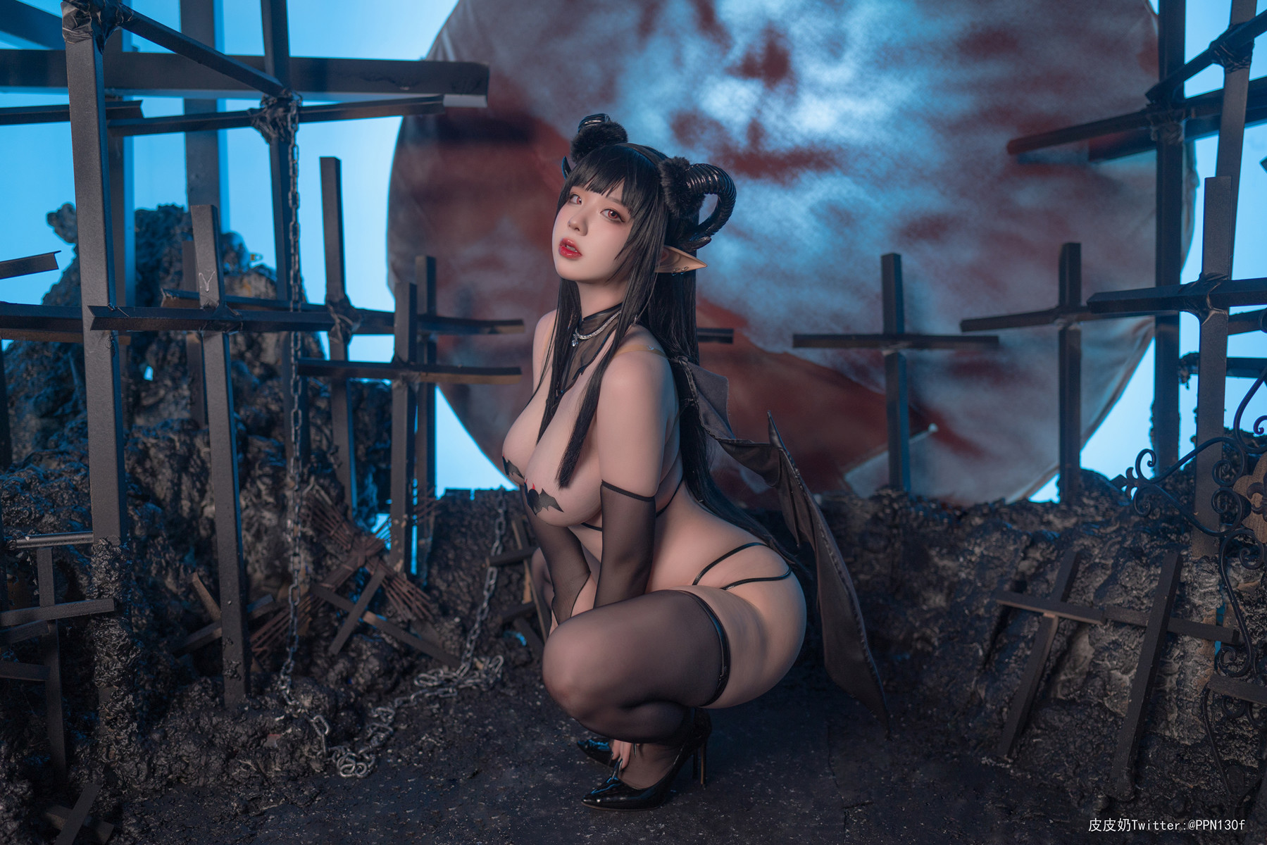 Cosplay-皮皮奶可可爱了啦-魅魔2-01-27