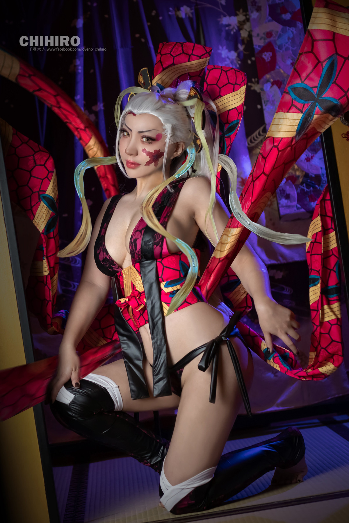 千尋-Chihiro-Chang-Cosplay-堕姫-Daki-8211-Demon-Slayer-03-25