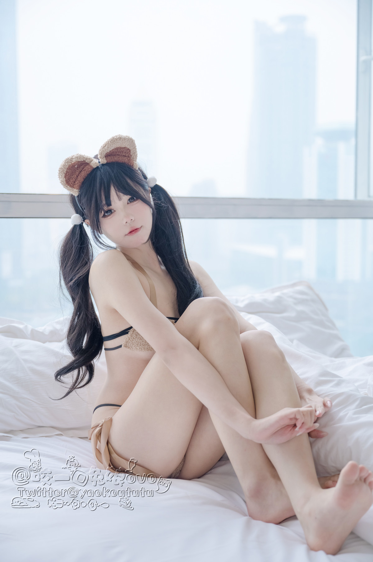 Cosplay-黏黏团子兔-小熊睡衣-10-01