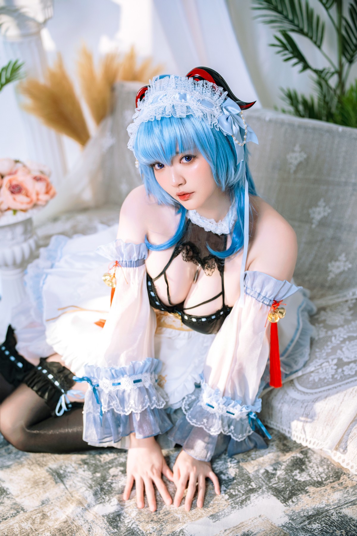 Cosplay-Ying-Tze-甘雨-Ganyu-Maid-12-15