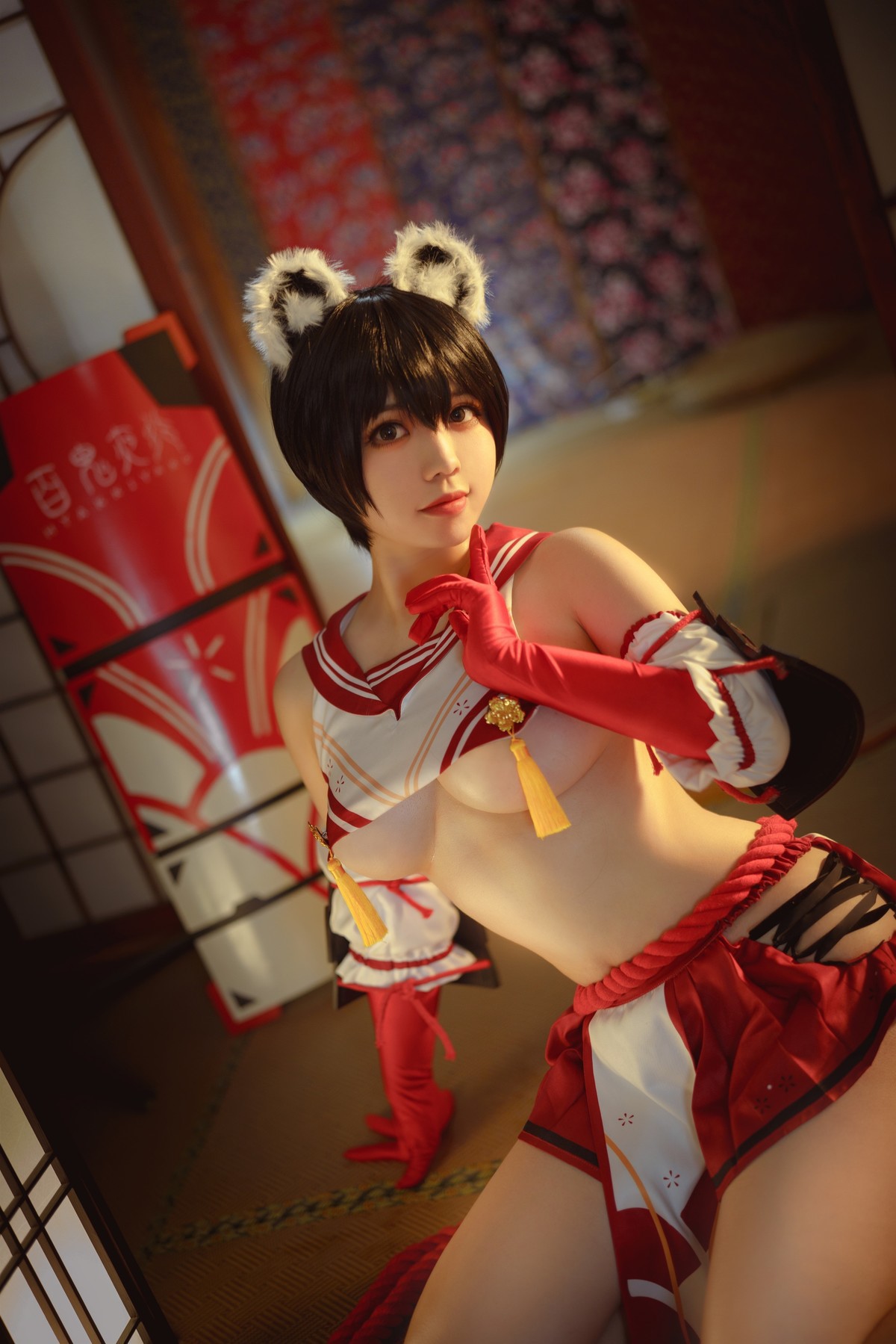 Ganlory-啊日日-Cosplay-春日ツバキ-Kasuga-Tsubaki-08-31