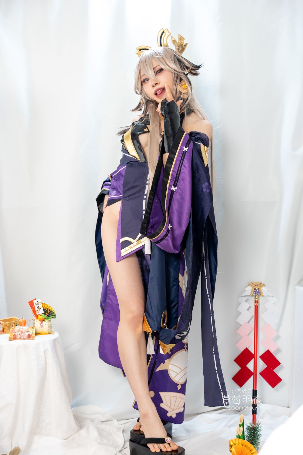 草莓羽衣T3黒ギャル八重神子墨桜色の夜笙雅芸-03-01-2