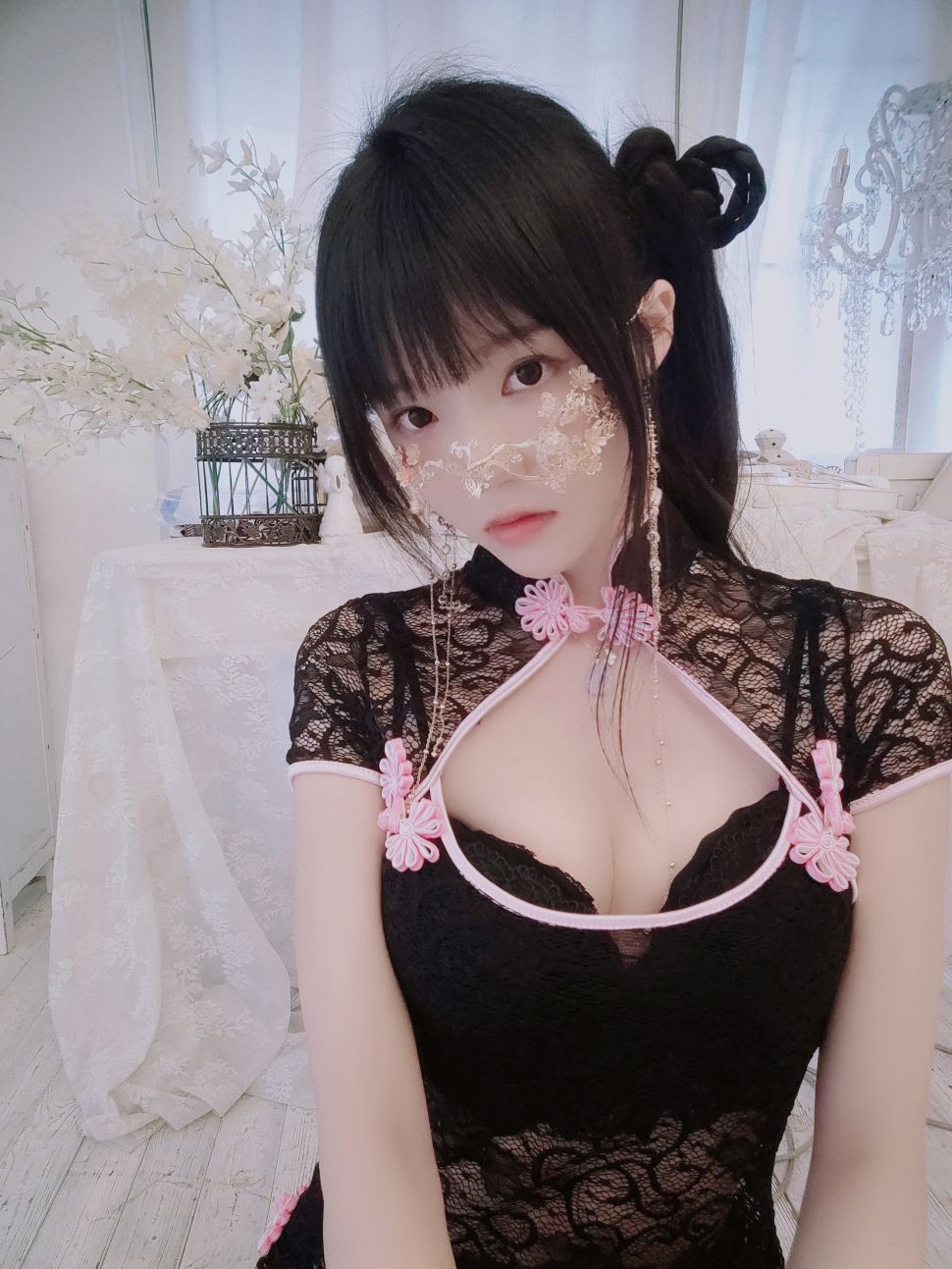 桜桃喵-蕾丝旗袍正片-03-28