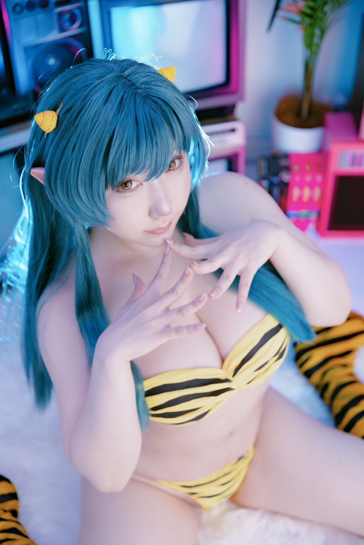 Cosplay-SAKUサク-Lum-ラム-うる星やつら-Set03-02-09