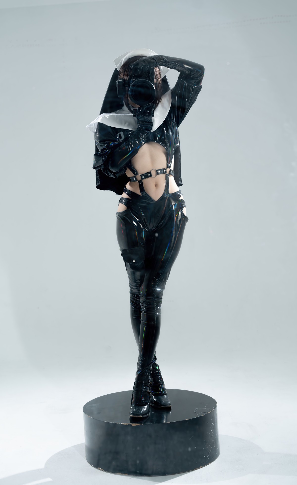 Cosplay-花铃-漆皮修女-02-11