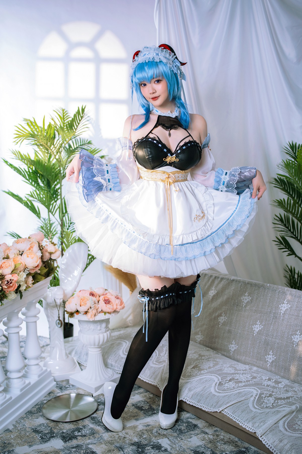 Cosplay-Ying-Tze-甘雨-Ganyu-Maid-12-15