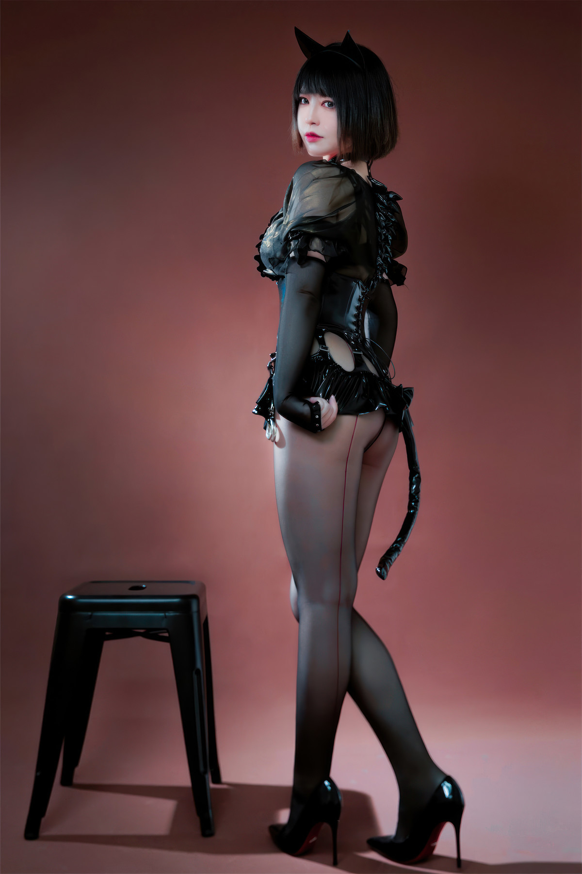 Cosplay-半半子Banbanko-黑猫NEKO-11-13