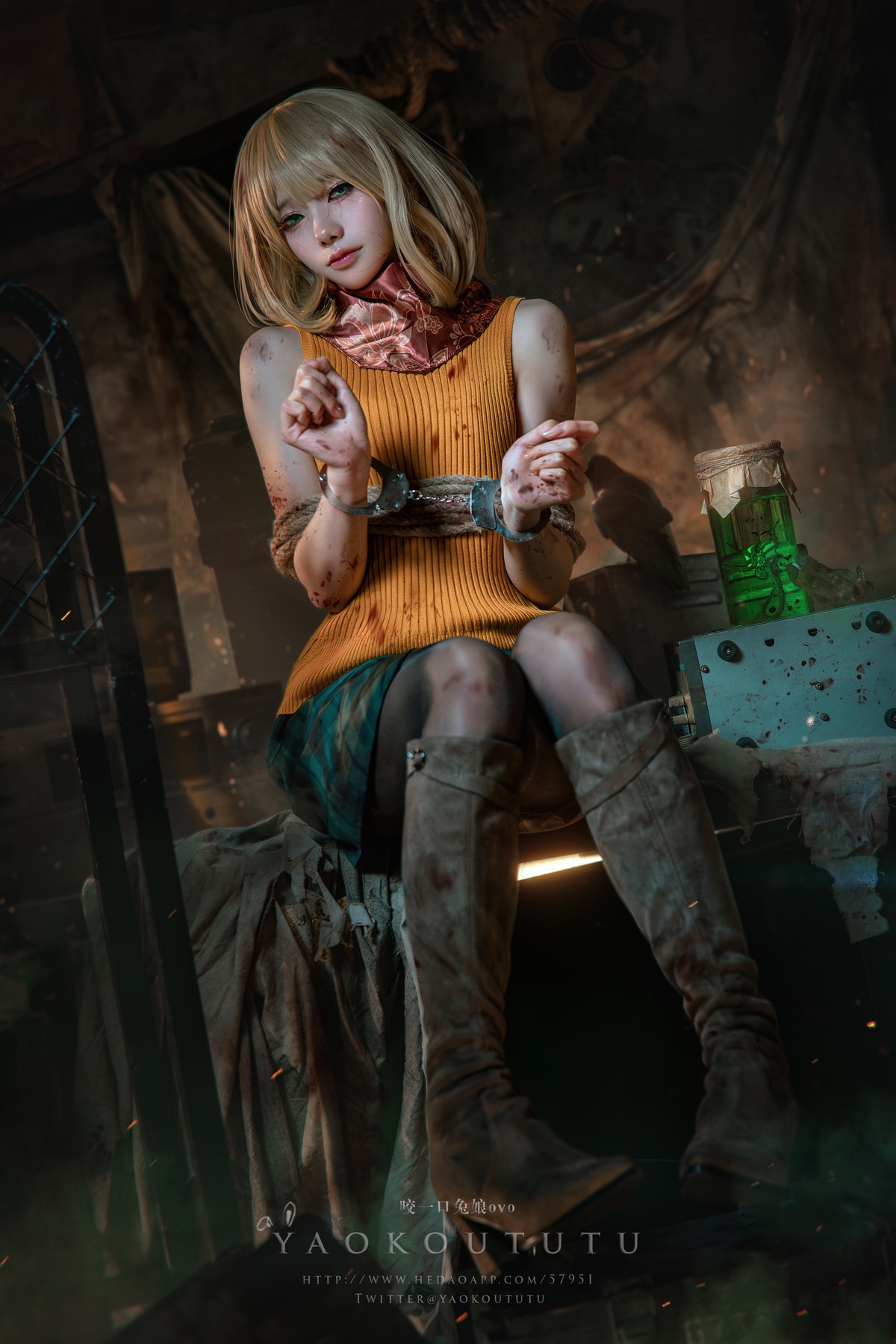 Cosplay-黏黏团子兔-生化危机4重置版-阿什莉-10-01