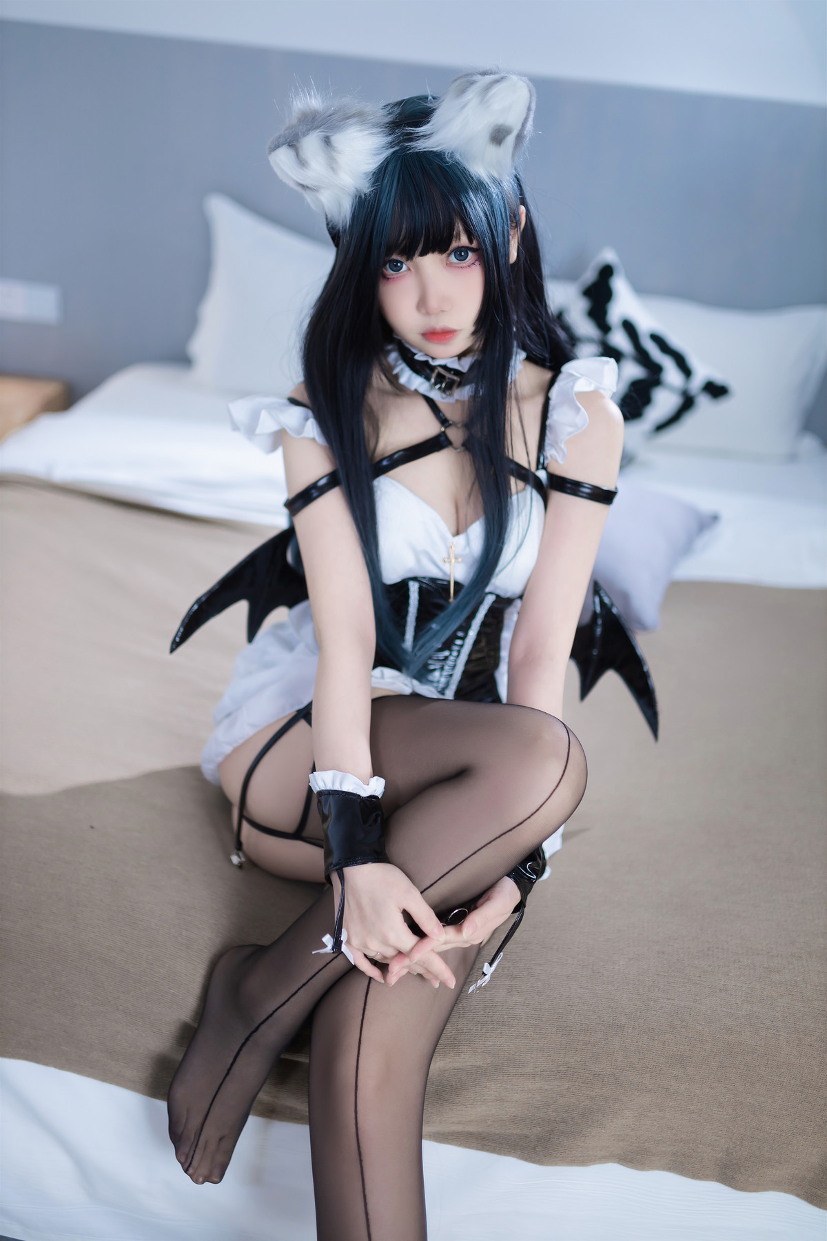 Cosplay-洛桑w伊梓-猫耳小恶魔-04-21