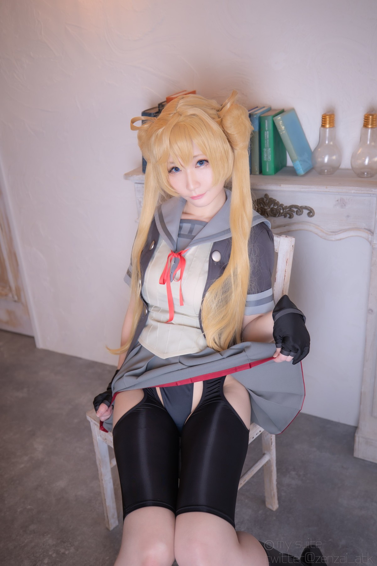 Cosplay-Atsukiあつき-艦娘がスパッツの良さを教えてくれる-Set01-10-23