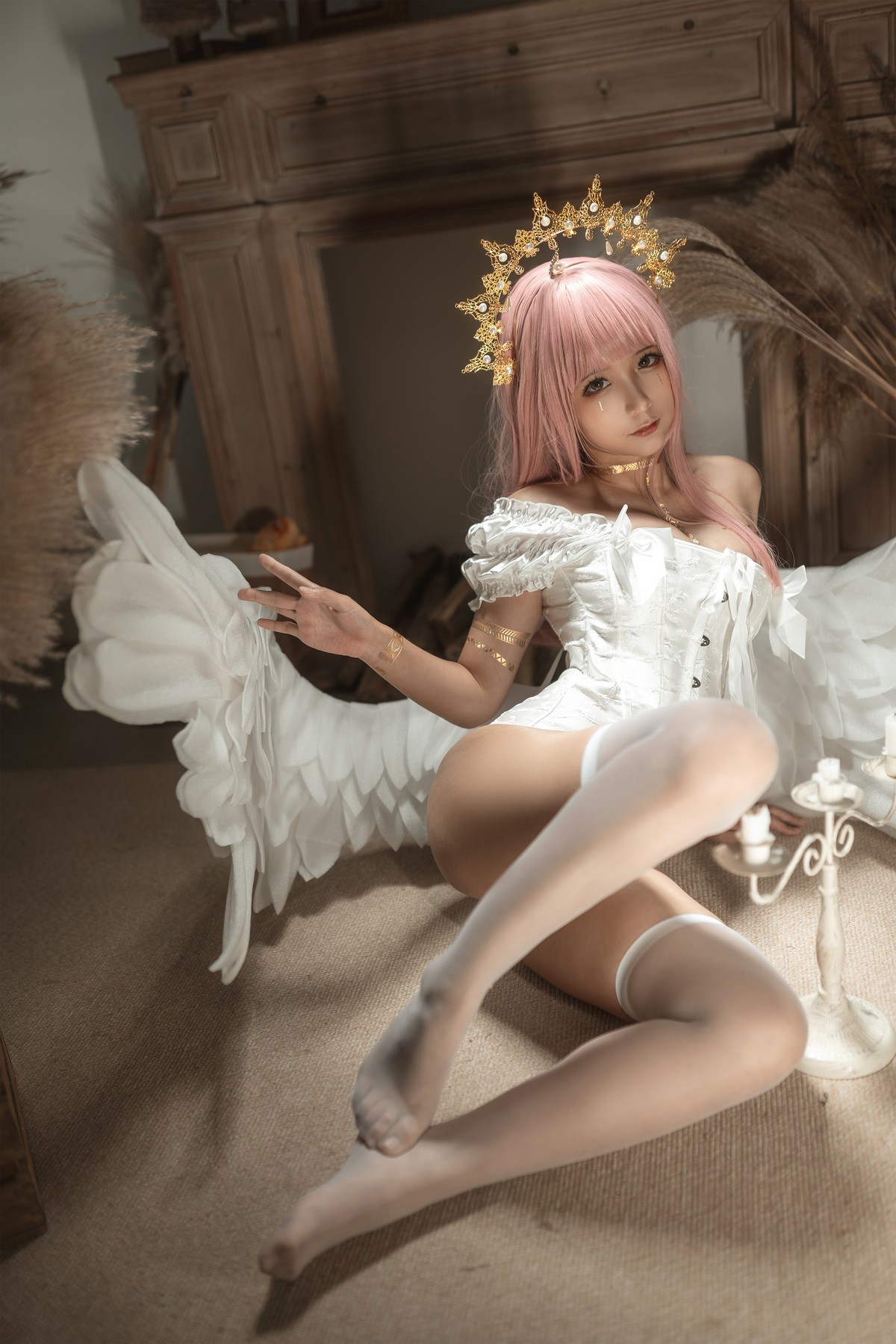 Cosplay-蠢沫沫Chunmomo-沫沫真爱版-天使本-圣天使-11-17