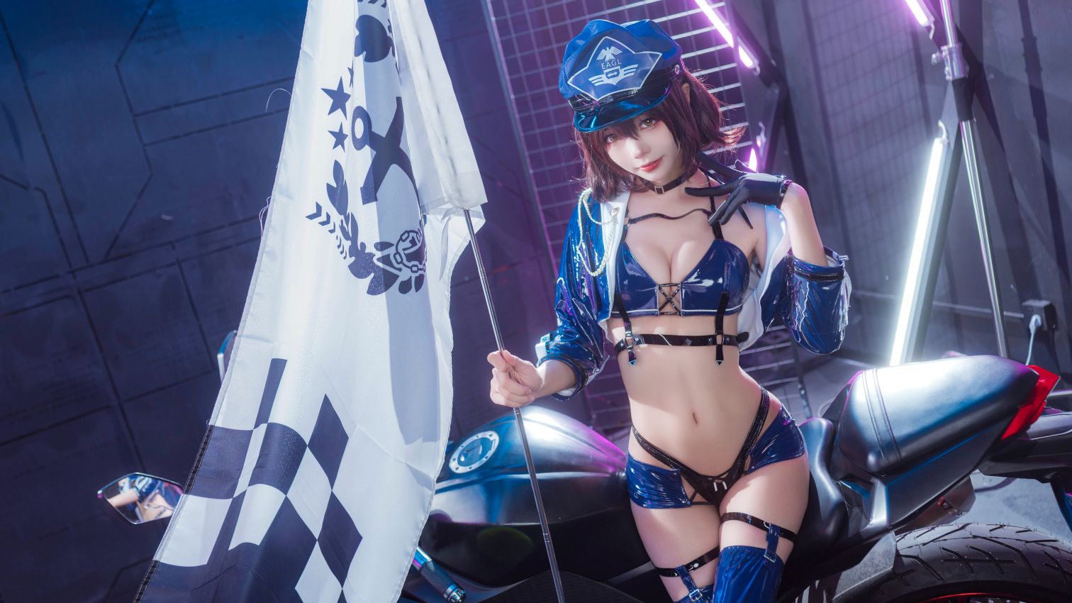 艾西Aiwest---喜欢爱理吗-碧蓝航线-巴尔的摩信浓-赛车女郎-56P-524MB-06-10