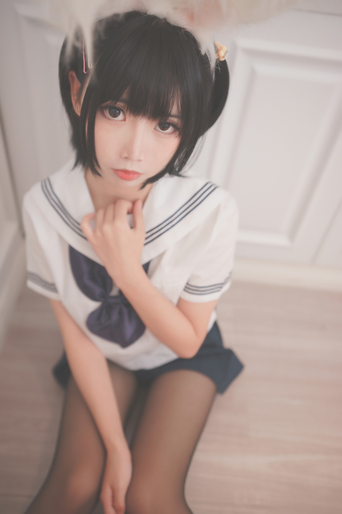 Cosplay-面饼仙儿-面饼兔耳jk-08-10