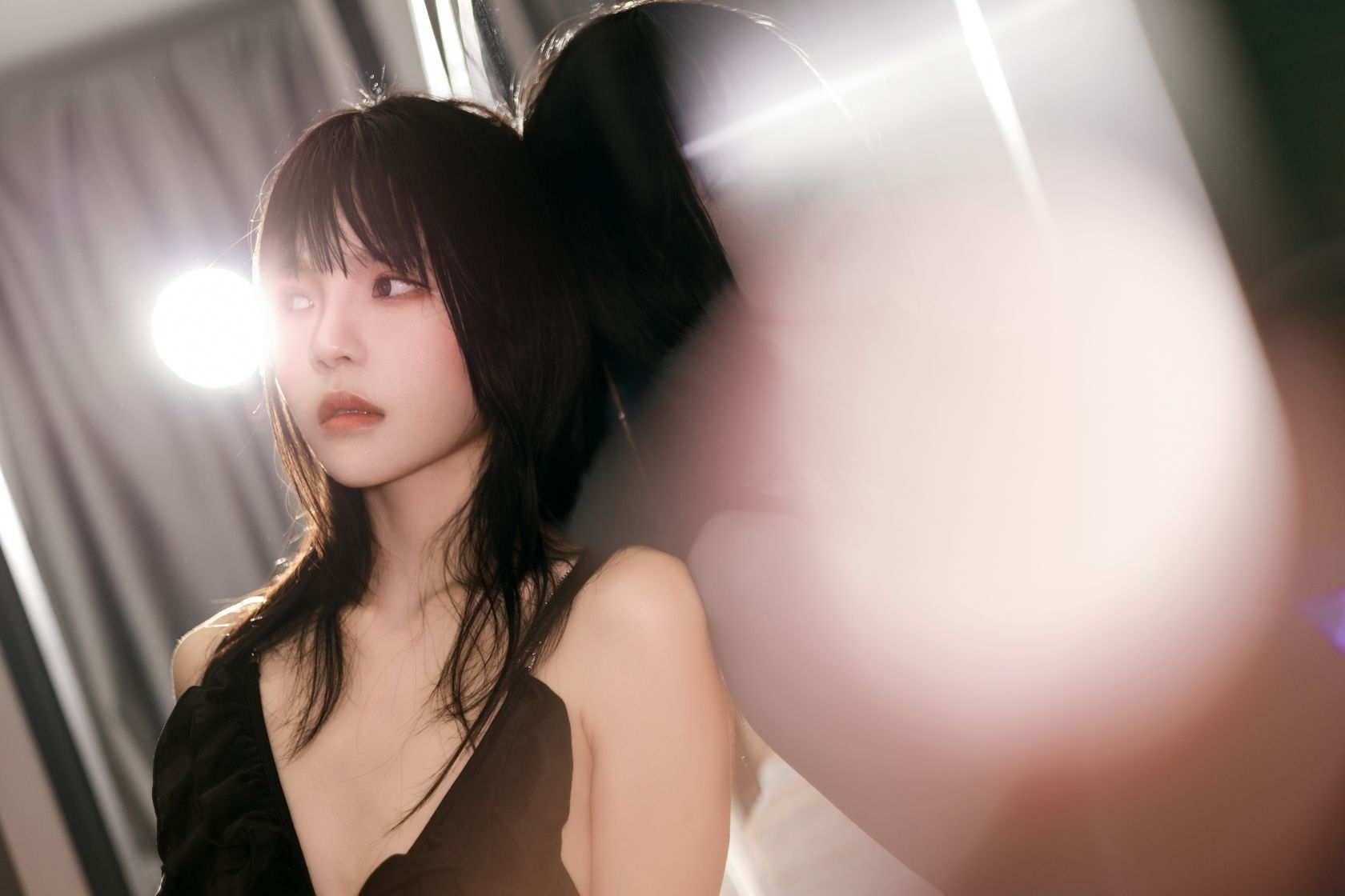 桜桃喵-2023年12月-银色高跟鞋-03-12