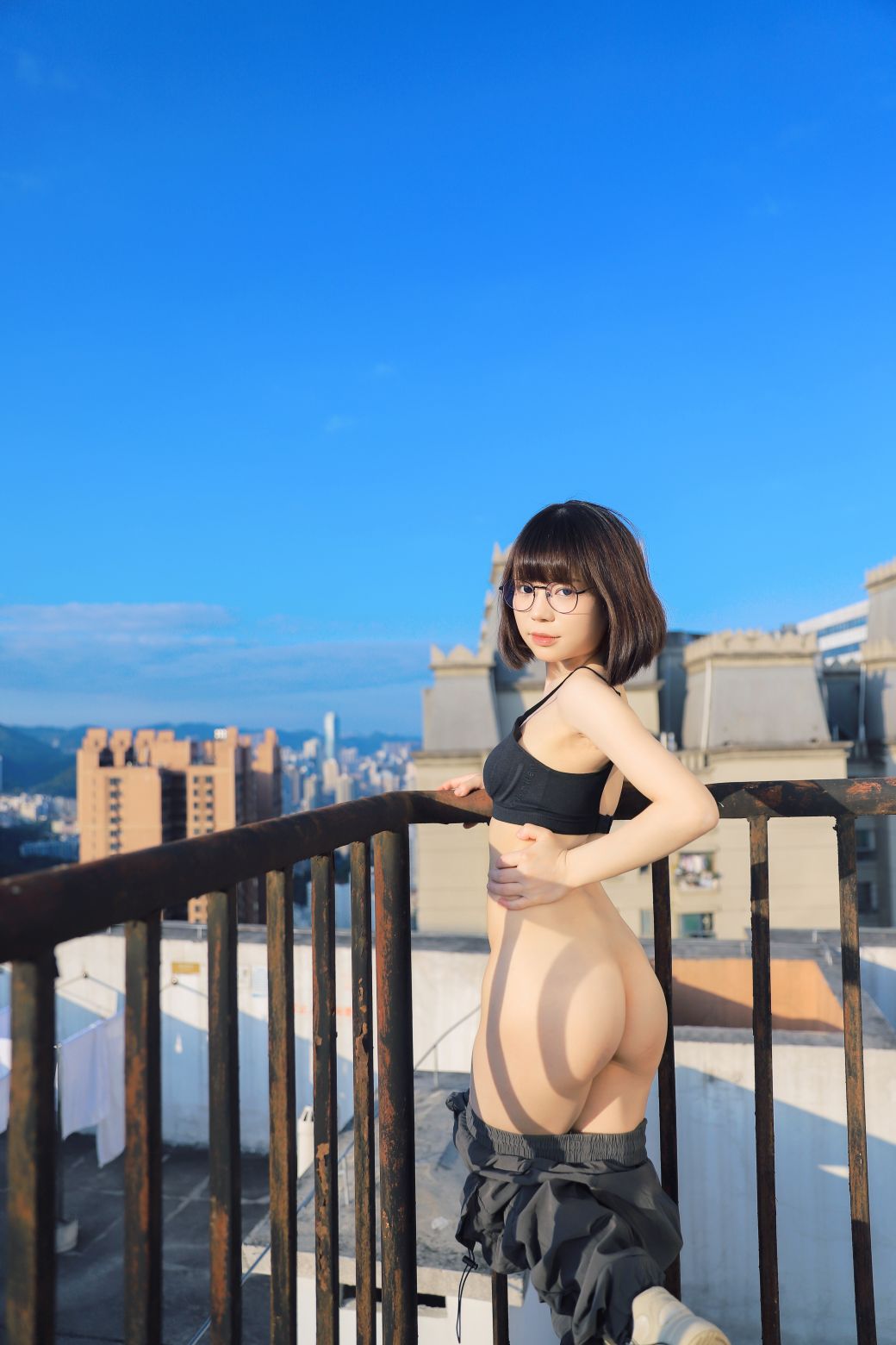 晓晓可可爱---9月-天台-112P-151G-04-09